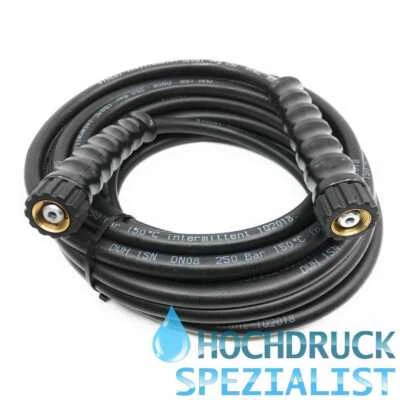 R+M DE WIT 10m Hochdruckschlauch für Kränzle, Profi-Qualität mit Drahteinlage, M22, 250bar