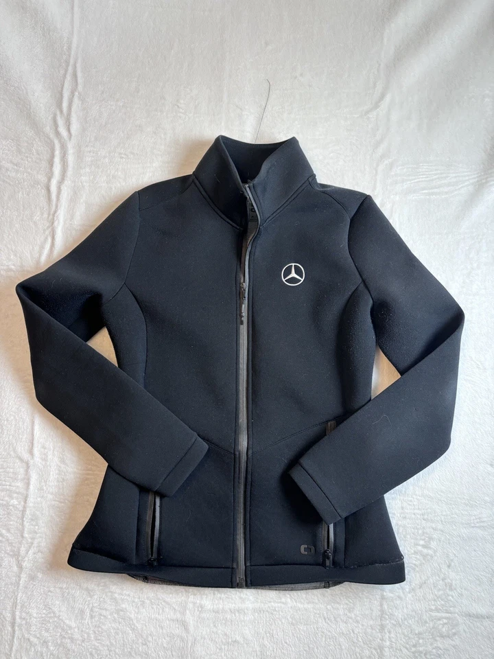 Ogio Mercedez Benz Full Zip Long Sleeve Jacket Women's Medium Distressed - Image 1 of 4