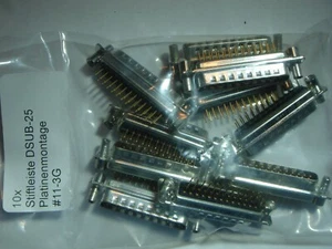 10 uds barra de pasadores DSUB-25 montaje en placa #11-3G#018b - Imagen 1 de 7