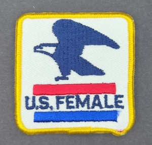 Stati Uniti vintage Patch ricamata donna dagli USA - Foto 1 di 4