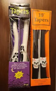 Vintage Halloween Taper Candles Lot of 2 - Picture 1 of 4