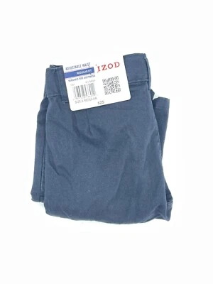 Pantalones Cortos Izod Azul Marino Niños Talla 6 Frente Plano Uniforme Escolar Cintura Ajustable B119 Foto 1 de 2