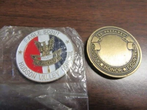 Hudson Valley Council Eagle Scout Challenge Coin  SB - Picture 1 of 1