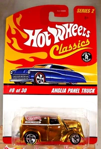 2005 Hot Wheels Classics Series 2 8/30 ANGLIA PANEL TRUCK Gold w/GDYR 5 Spokes - Picture 1 of 5