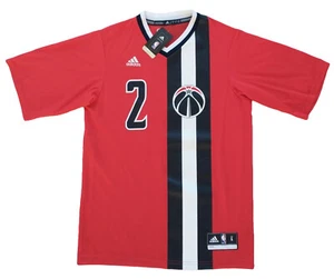 Washington Wizards JOHN WALL Pride Jersey S NWT Adidas Throwback Replica Red - Picture 1 of 6