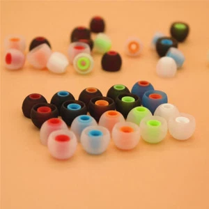 Soft Headphone In-ear Earphone Silicone Ear Tips Ear pads cushion Earbuds - Picture 1 of 19