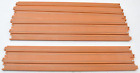 Auto World 15" Traxessories Straight Track HO Scale Slot Car Track - 4 Pack