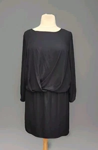 Vince Camuto size 2X black Blouson mini Dress  - Picture 1 of 13