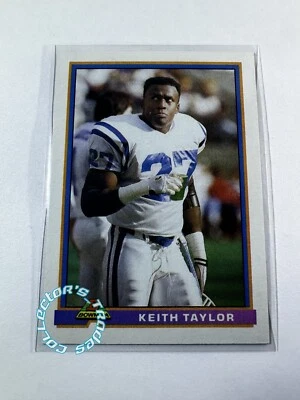 Keith Taylor 1991 Topps Bowman No.204 Indianapois Colt S - Image 1 of 2