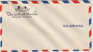 US THE GILBERT SHOE CO, THIENSVILLE, WISCONSIN Postal History Cover Unused - Picture 1 of 2