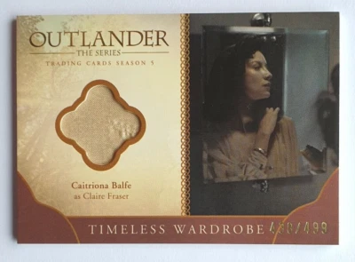 Outlander saison 5 carte costume M08 season 5 Caitriona Balfe card Claire Fraser - Photo 1/3