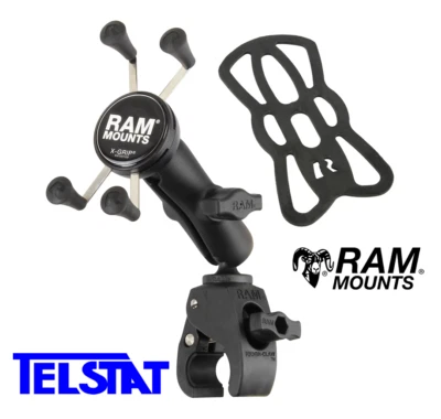 RAM XGrip Phone Mount with Tough-Claw RAM-B-400-UN7U - Handlebars, Kayak, Bikes - Image 1 of 4