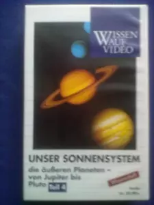 1 VHS-Kassette UNSER SONNENSYSTEM - Teil 4 - Wissen auf Video - die äußeren Plan - Bild 1 von 2
