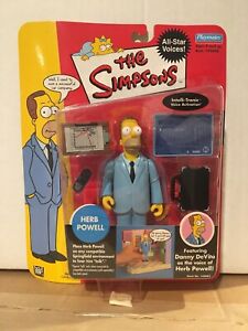 Simpsons HERB POWELL All Star Voices Series 1 Playmates MOC Danny Devito