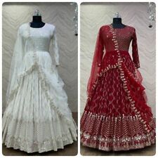 GOWN SALWAR KAMEEZ SUIT NEW PARTY WEAR PAKISTANI INDIAN WEDDING DRESS BOLLYWOOD