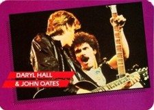 Daryl Hall and John Oates 1985 Rock Star Concert Amurol AGI trading card
