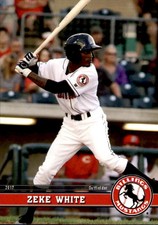 2017 Billings Mustangs Grandstand #36 Zeke White Raleigh North Carolins NC Card