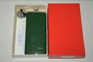 Harrods Flachmann 5 oz Hip Flask Stainless Steel Leather Currey Ltd - Bild 1 von 12