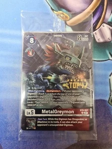 Digimon 3on3 Top 4 Preiskarte MetalGreymon BT8-067, Beelzemon, Impmon - SEALED - Bild 1 von 2