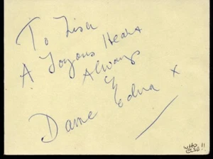 Dame Edna Barry Humphries genuine authentic signed autograph signature COA UACC - Picture 1 of 1