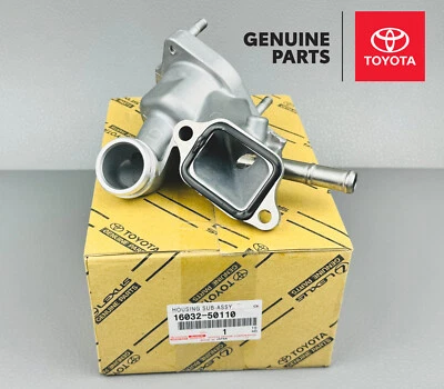 TOYOTA LAND CRUISER TUNDRA 4RUNNER LEXUS GS LS WATER INLET HOUSING 16032-50110 - Image 1 of 4