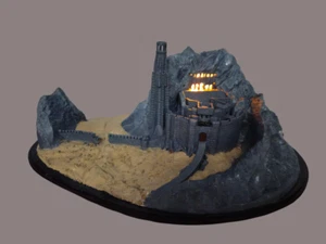 Helms tiefes Diorama, Lotr, Wohndeko, Schreibtischdeko - Bild 1 von 6