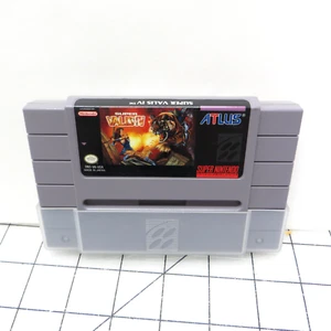 Super Valis IV SNES Super Nintendo Atlus Video Game Cartridge w/ Edge Protector - Picture 1 of 5