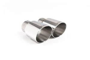 Milltek Sport Exhaust Polished GT90 Tips Pair Only for BMW Land Rover Ford Mini - Picture 1 of 3