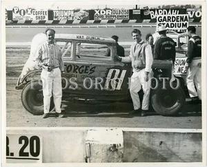 Foto de stock de coches de carreras Ray Bunch de la década de 1950 # 81 estadio Jalopy Gardena So Cal 1956 B - Imagen 1 de 3