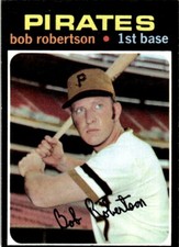 1971 Topps Baseball Bob Robertson Pittsburgh Pirates #255 EX-MT+