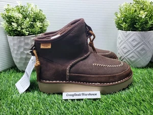 UGG Campfire Crafted Regenerate Suede Leather Burnt Cedar Boots 1144017🔥🤎W6/M5 - Bild 1 von 13