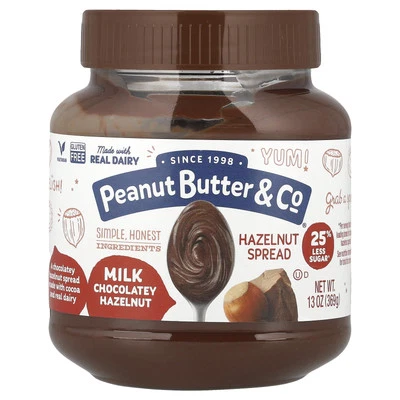 Milk Chocolate Hazelnut Spread 13oz Low Sugar Non GMO Gluten Free Snack - Image 1 of 2
