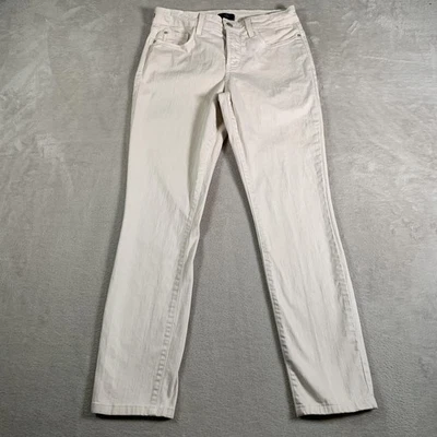 NYDJ Jeans Womens 2 White Legging Lift Tuck Technology Stretch Skinny Made USA - Image 1 of 4