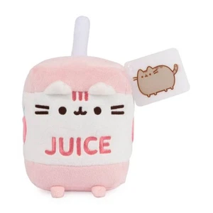 Pusheen The Cat Sips Juice Box Plush 19cm Licensed by Gund - Picture 1 of 3