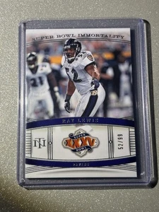 2023 Ray Lewis National Treasures Super Bowl Immortality 52/99 JERSEY # MATCH - Picture 1 of 2