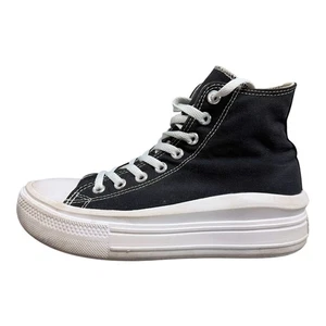 Converse Chuck Taylor All Star Move Platform High Top Sneakers Women’s 8 Black - Picture 1 of 12