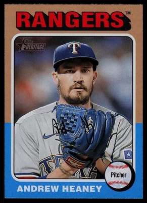 2024 Topps Heritage #478 Andrew Heaney - Image 1 of 2