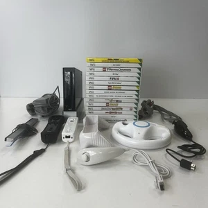 Nintendo Wii Bundle With 2 Controllers / 15 Games / All Cables / #250 - Picture 1 of 20