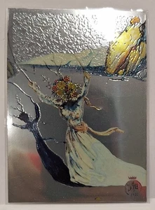 1995 Fumetto Immagini Salvador Dalì Carta Tutto Cromato #17 Alice nel Paese delle Meraviglie - Foto 1 di 5