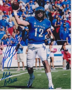 Paxton Lynch 8x10 Signed Photo W/ COA Memphis Tigers #1 - Picture 1 of 1