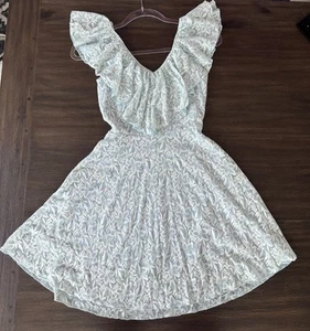 Disney Cinderella Dress Women’s Small Blue Flare Lace  - Picture 1 of 7