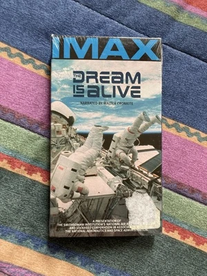 The Dream Is Alive (1985) IMAX VHS Cult Space Doc SEALED Walter Cronkite - Image 1 of 4