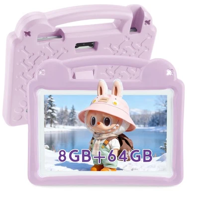 Kinder Tablet 10.1 Zoll Andriod 15 8GB+64GB 5000mAh Dual Kamera Wifi6 Bluetooth - Bild 1 von 4