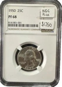 1950 PF-68 Washington Quarter - Bild 1 von 2