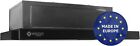 Wiggo Dunstabzugshaube 60cm schwarz I Flachschirmhaube für Abluft oder Umluft 