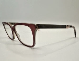 FENDI Women's Eyeglasses Frames FF 0077 E17 51-16-140 Pink Brushed Gold Tortoise - Picture 1 of 10