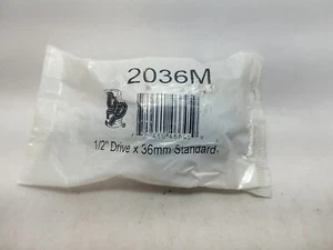 NIB Grey Pneumatic 2036M 1/2" Drive x 36mm Standard Socket - Picture 1 of 5