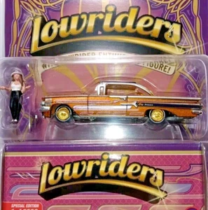 CHASE RACING CHAMPIONS 1:64 1960 CHEVROLET IMPALA LOWRIDERS WITH FIGURE SEALED!! - Picture 1 of 1