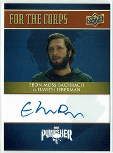 The Punisher Autograph For the Corps FTC-EM Ebon Moss-Bachrach David Lieberman