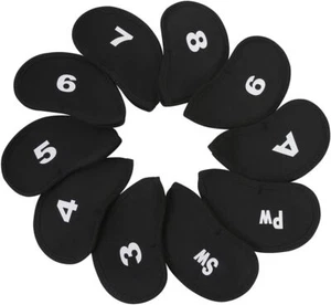 Sword &Shield Sports 10Pcs Golf Head Cover Club Iron Putter Head Protector Se... - Picture 1 of 3